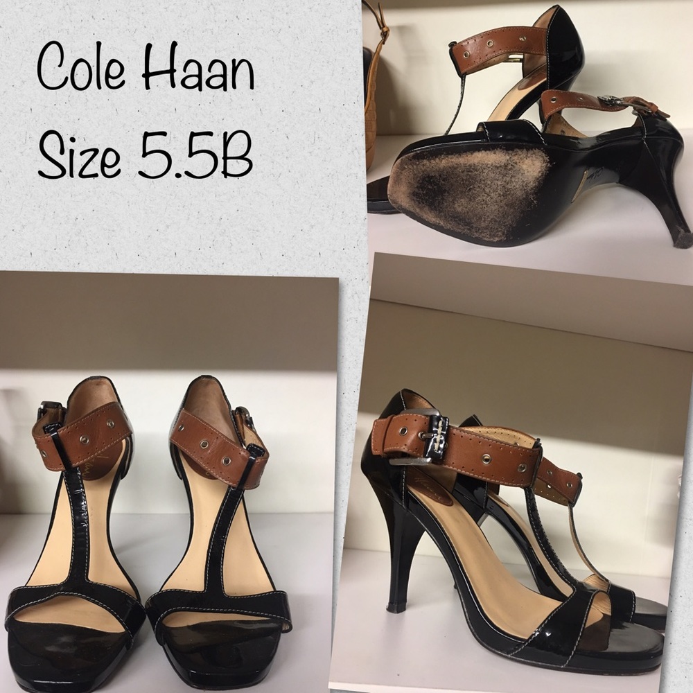 Cole Haan T-strap heels